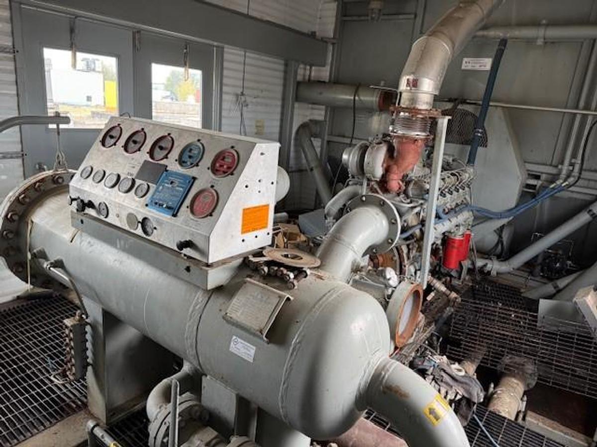 Used Ariel JGJ-2 / Cat G3412LE Compressor Package Size 16.75" x 9.75" SN F-12147