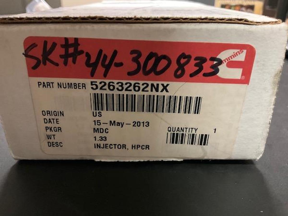 Cummins HPCR Injector PN 5263262NX