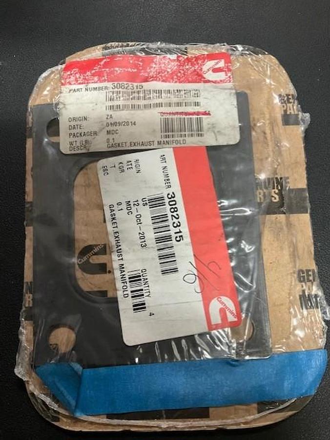 Cummins Exhaust Manifold Gasket PN 3082315