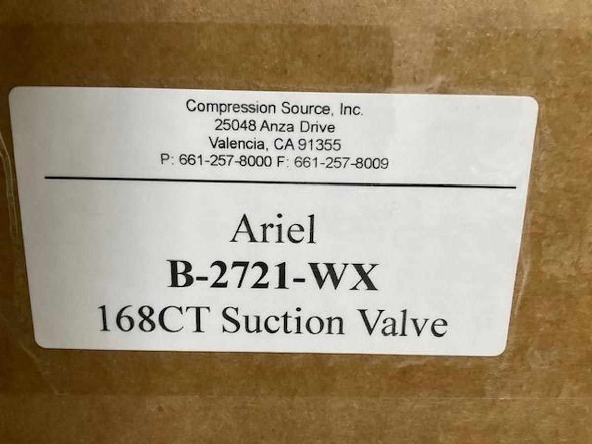 Rebuilt Ariel 168CT Suction Valve PN B-2721-WX