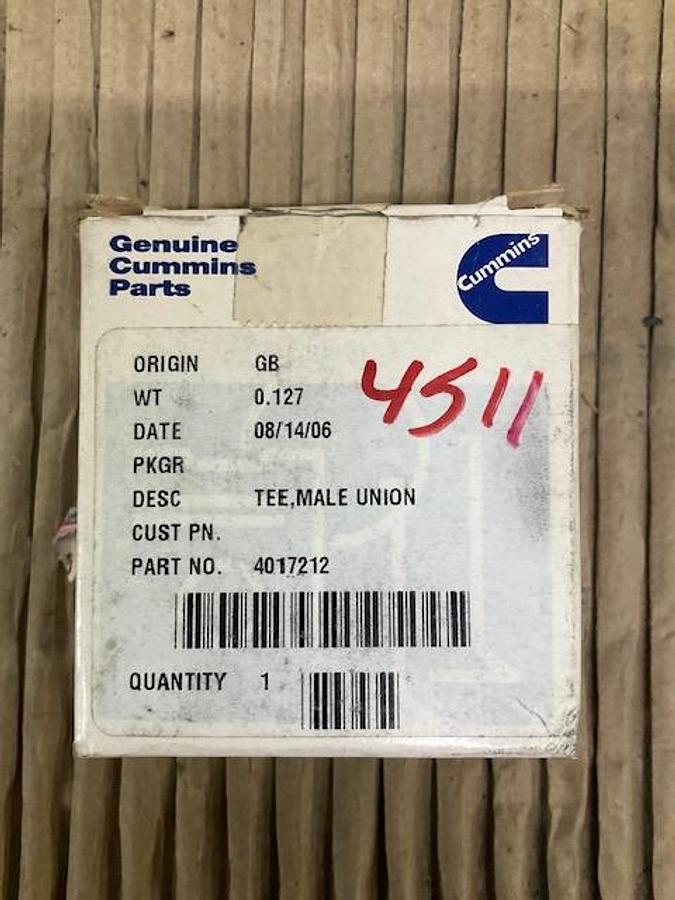 Cummins Male Union Tee PN 4017212