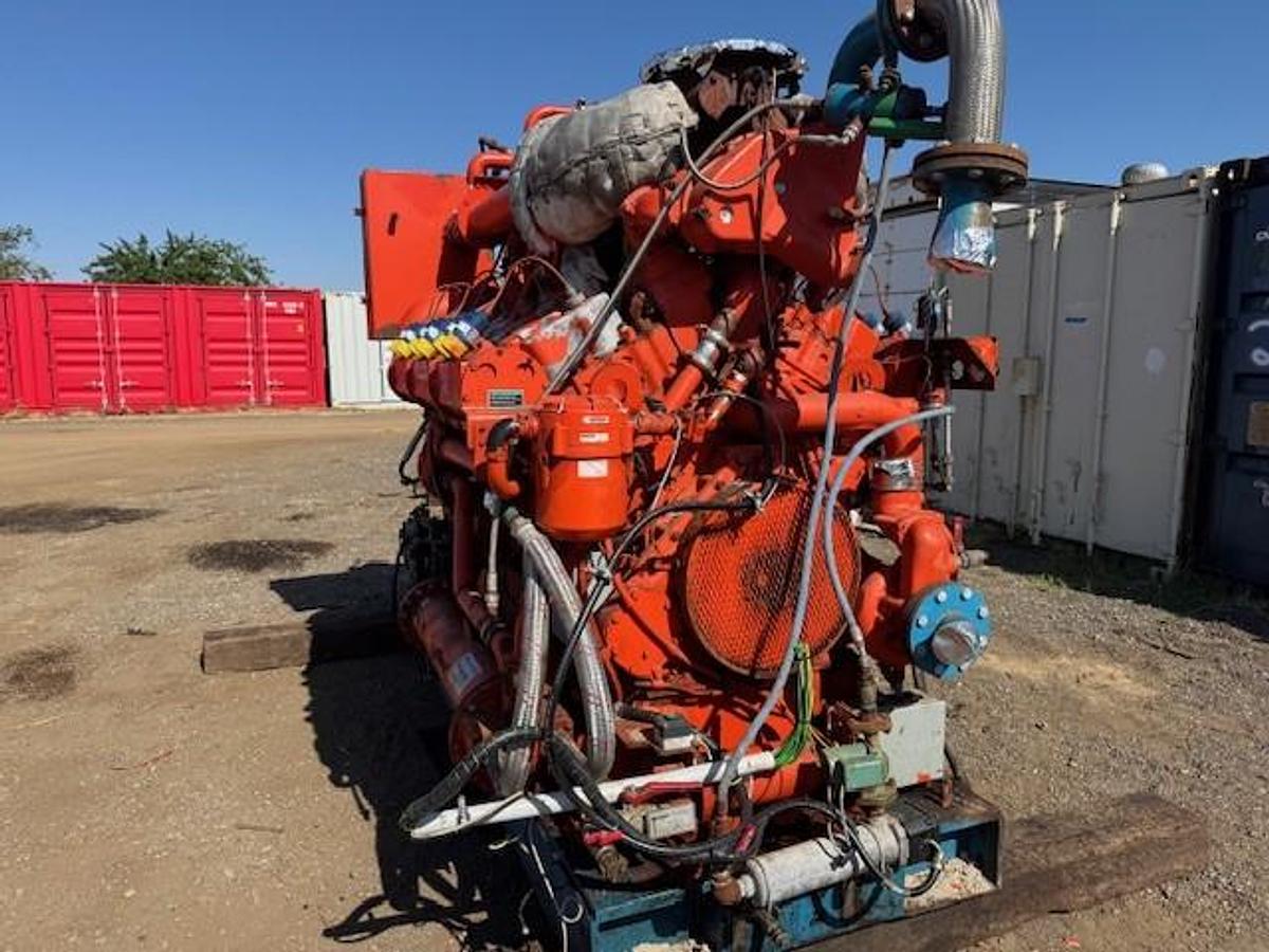 Used Waukesha L36GSID / Leroy Somer 550 KW Natural Gas Generator Set SN C-17682/1