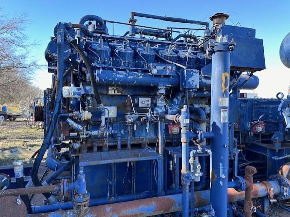 Used Waukesha L5794GSI / Ariel JGK-4 Three Stage Compressor Package Size 14.125” x 14.125” x 11” x 6.25” with ACE 156 Cooler 