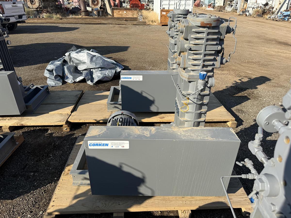 Used CORKEN FT891HMH9PFDANSNN / 20 HP Gas Compressor SN 942VD