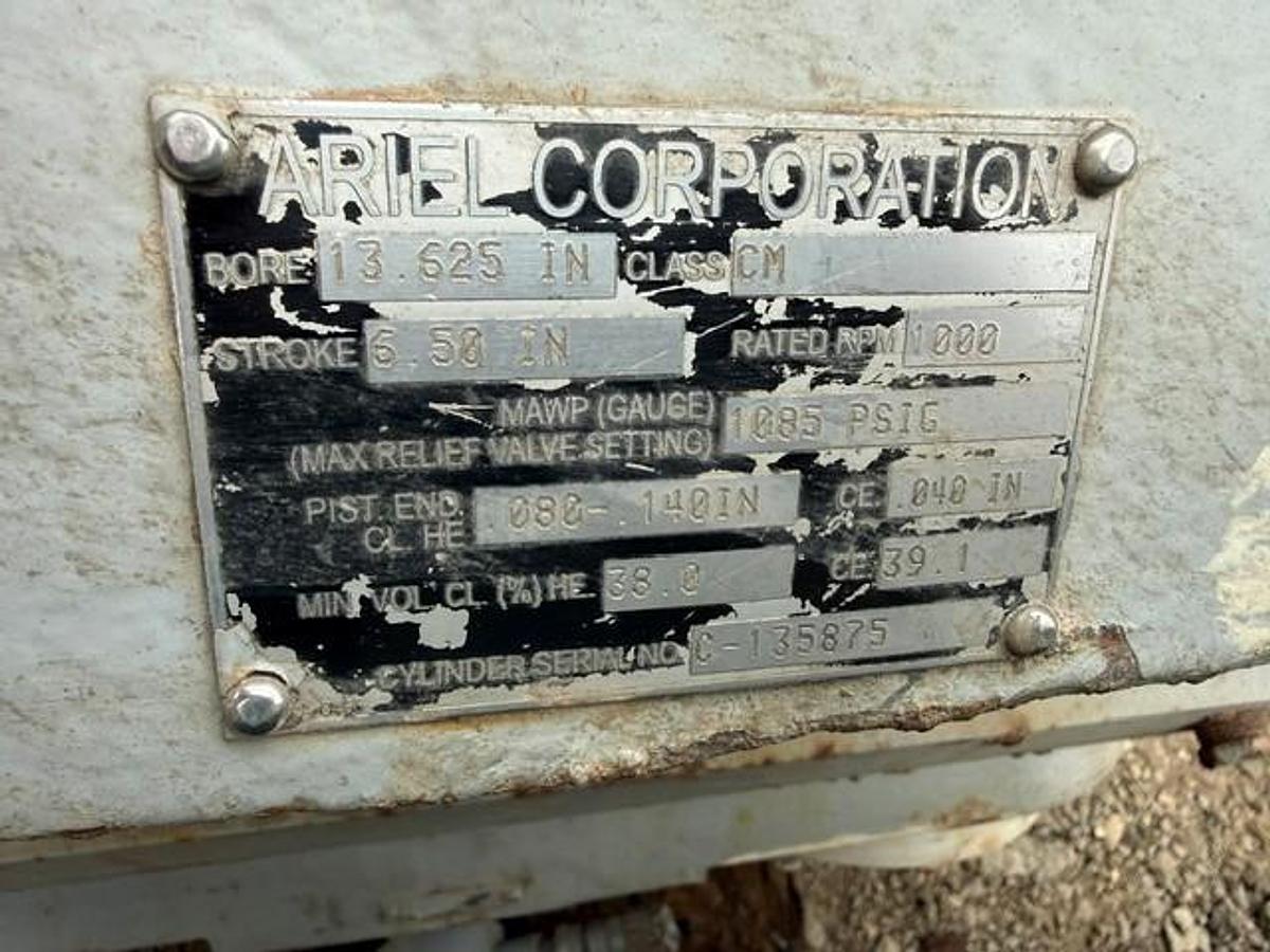 Used Ariel 13.625” CM 1085 # MAWP Cylinder SN C-135875