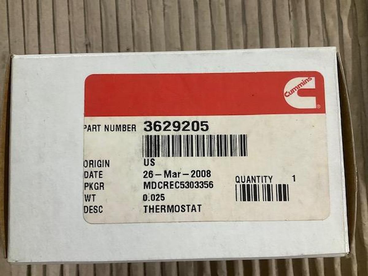 Cummins Thermostat PN 3629205