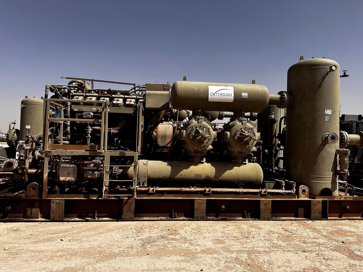 Used Quote: (4) Waukesha L7042GSI S4 ESM / Ariel JGK-4 Three Stage Compressor Packages Size 15.375" x 15.375" x 10.5" x 7.25" with 168EH Cooler