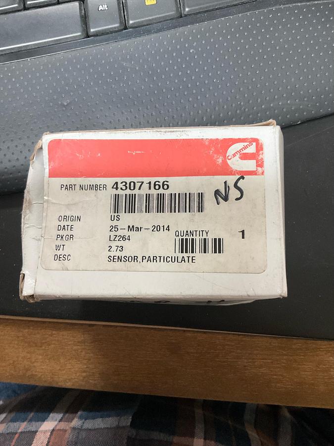 Cummins Particulate Sensor PN: 4307166