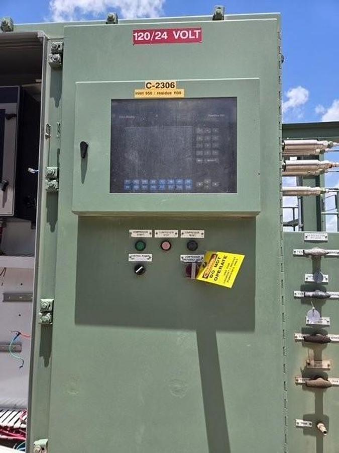 Used CAT G3606 / Ariel JGC/D-4 Two Stage Compressor Skid with Scrubbers and 132F2 Cooler Only