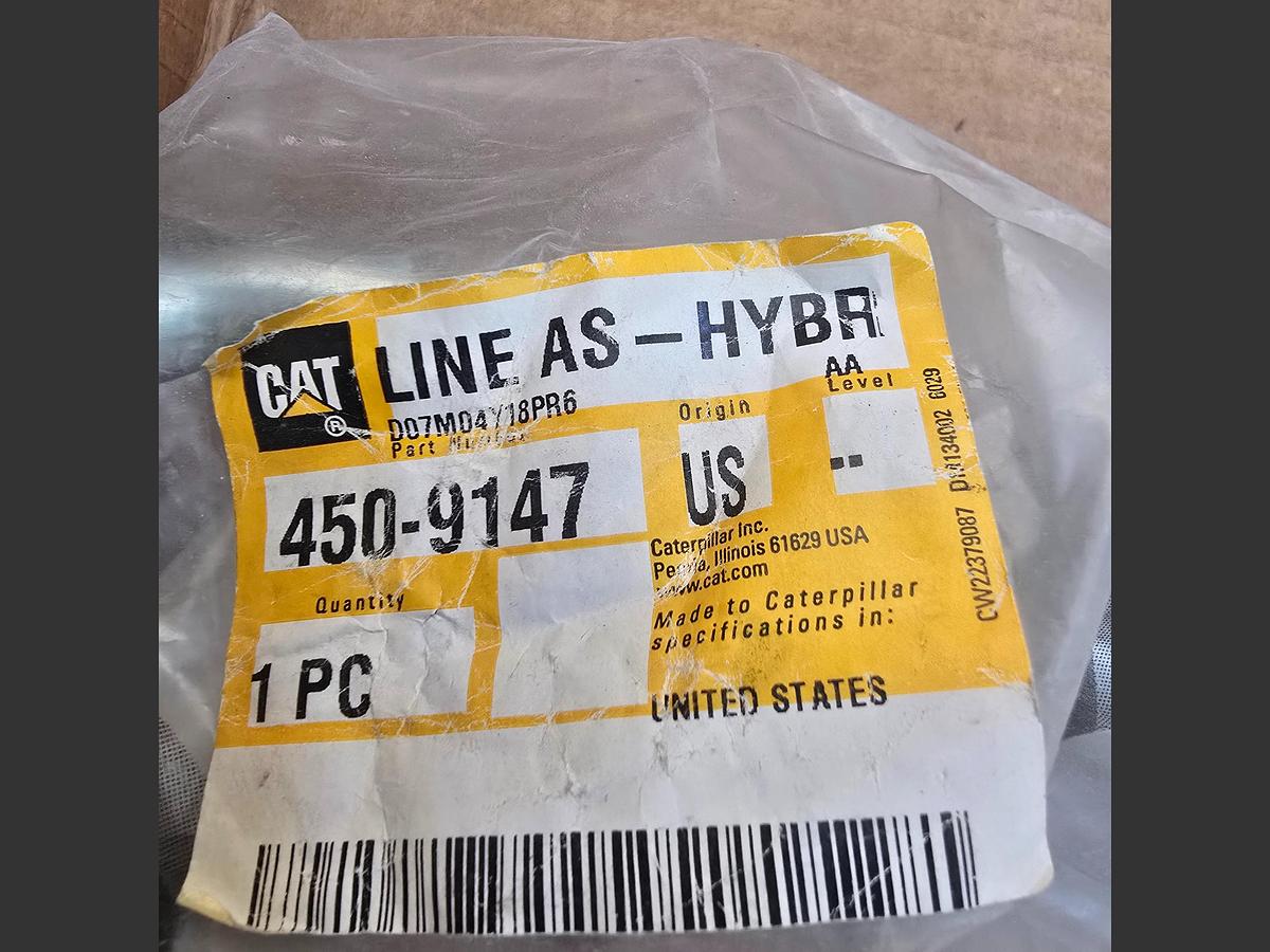 Cat 12.58mm ID Hybrid Fluid Line PN: 450-9147