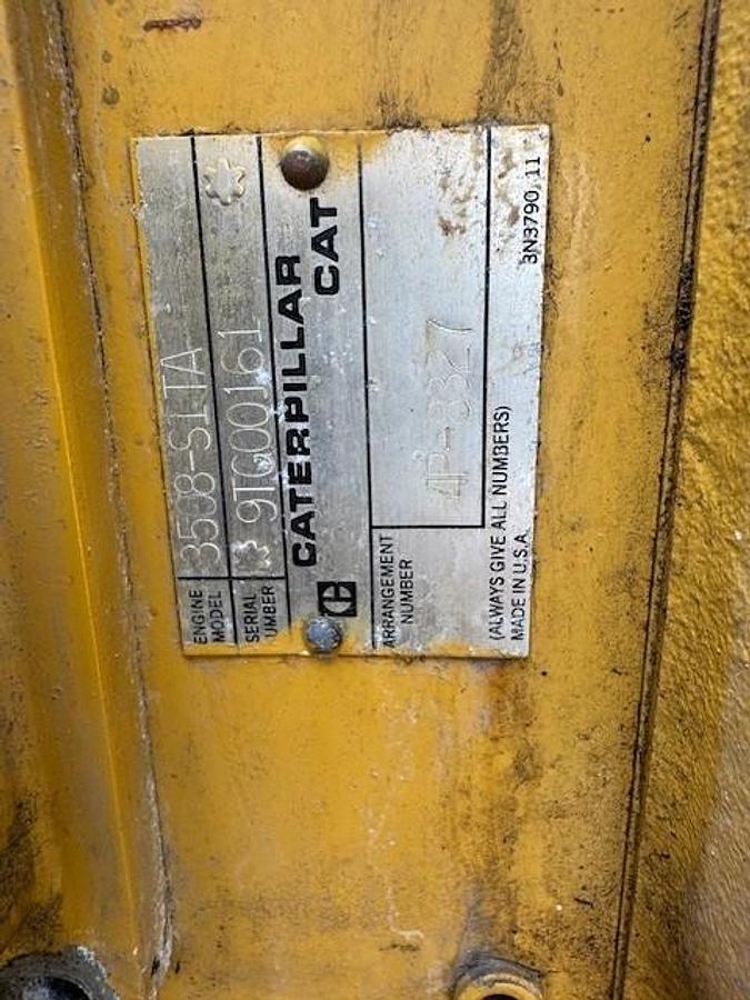 Used CAT 3508-SITA, SN: 9TG00161