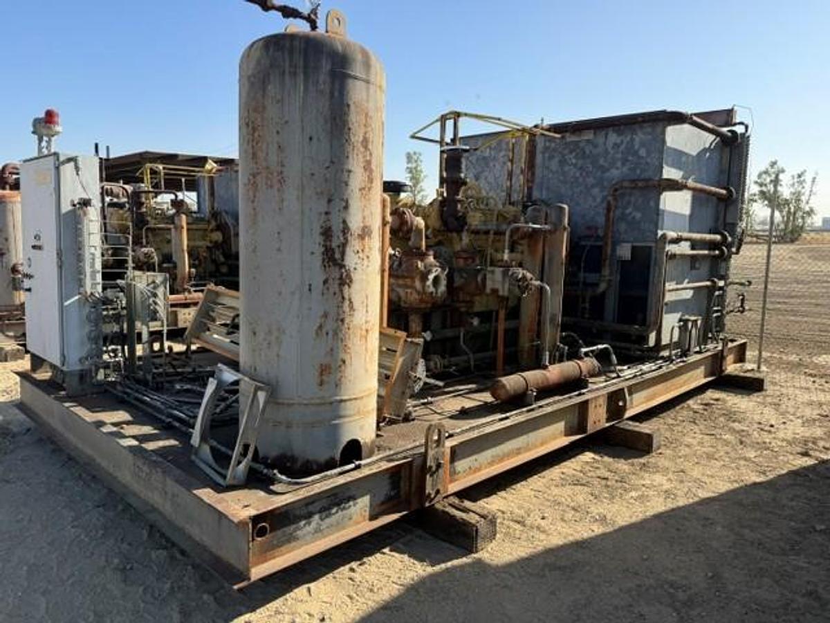 Used CAT G3406TA / Ariel JGA-4 Five Stage High Pressure Compressor Package Size 11” x 6.125” x 3.625” x 3” x 1.5” SN F-10097