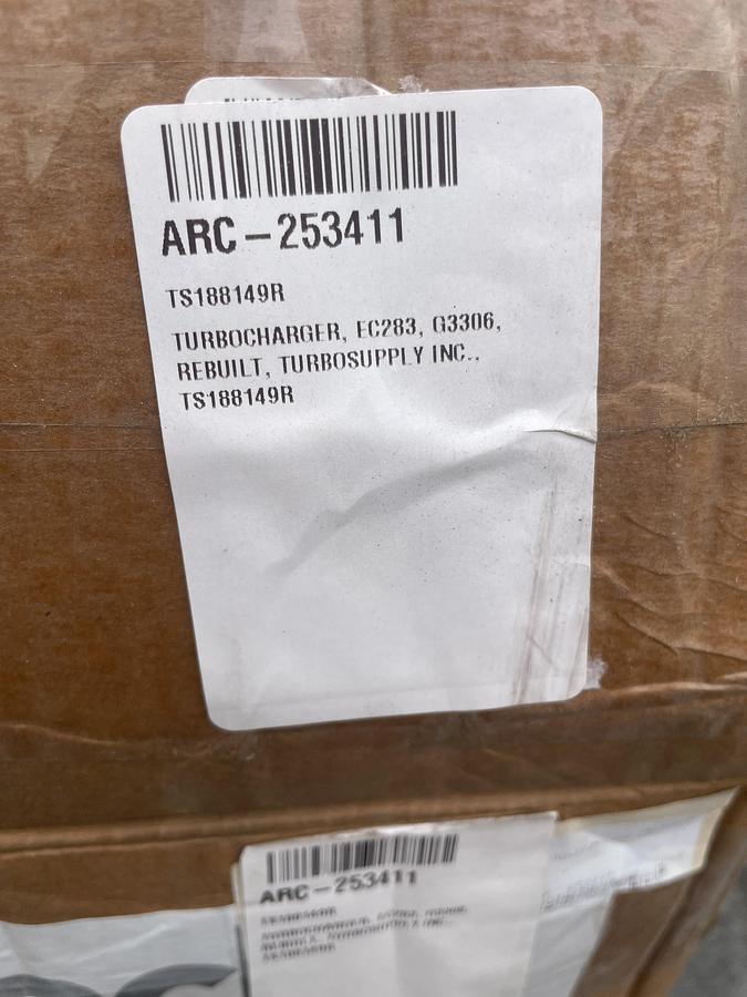 Refurbished Caterpillar G3306TA /EC283 Turbocharger PN: TS188149R