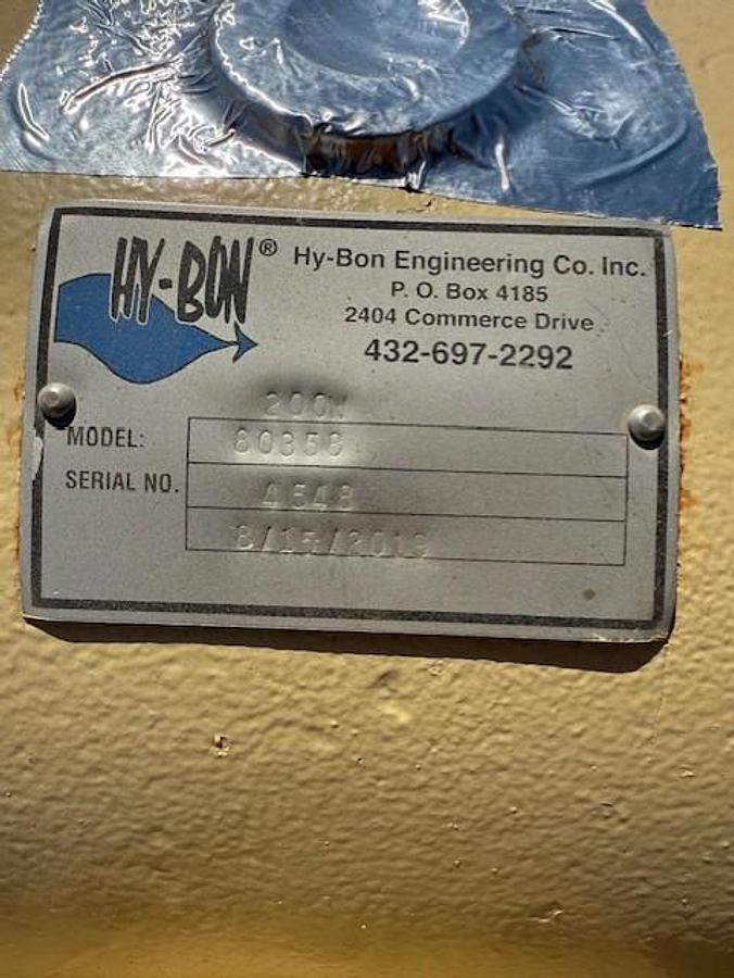 Used HyBon Rotary Vane Compressor Model 200W / 80358 SN 4548