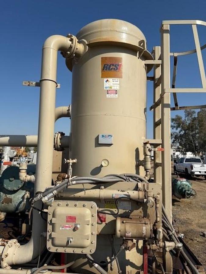 Used CAT G3412LE / Frick NGC300 Screw Compressor Package SN NGC3001297R