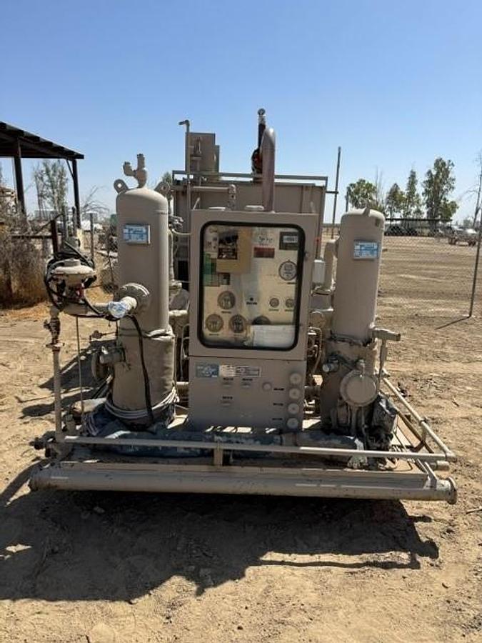 Used CAT G3306NA / Ariel JGP-2 Two Stage Compressor Package Size 7.5” x 4.75” with ACE J25 Cooler SN F-13929