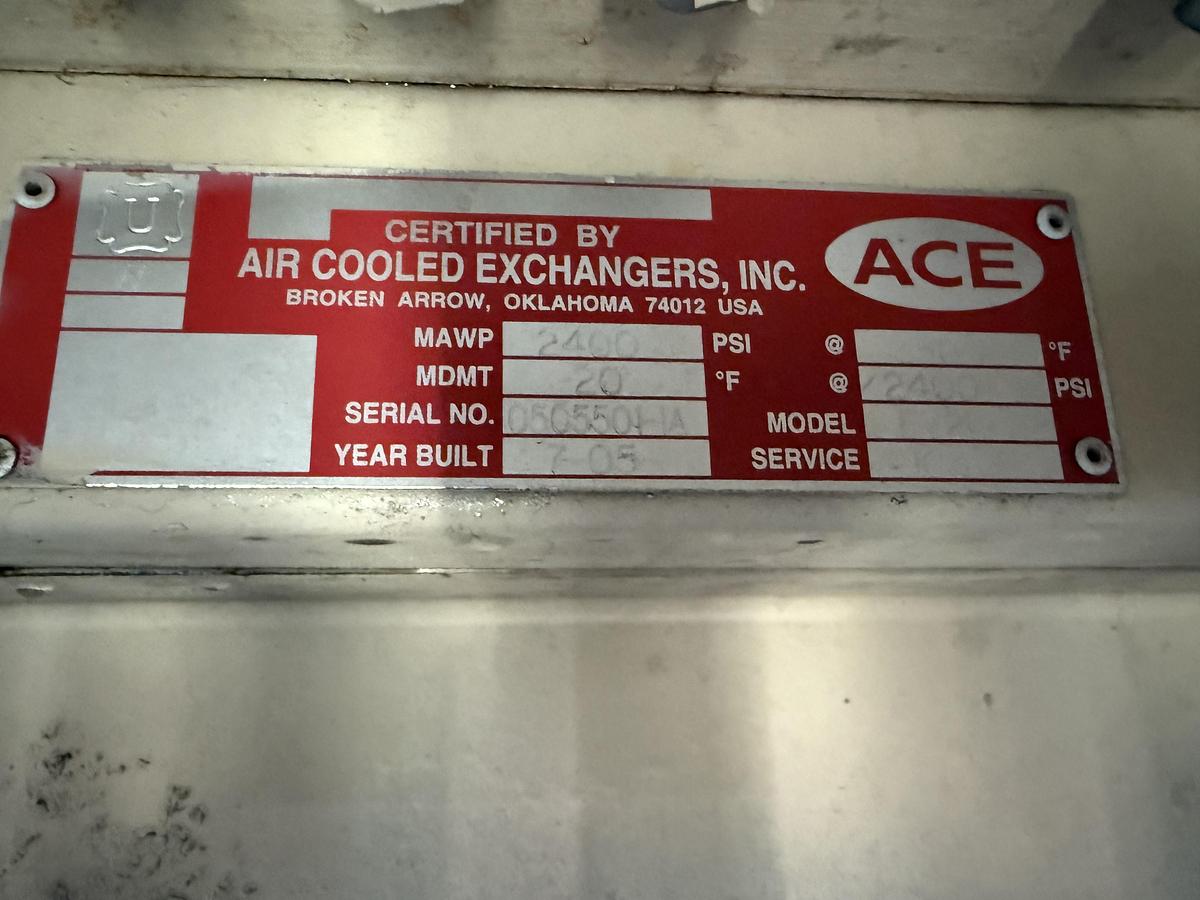 Used 600 HP / Ariel JGA-4 SN F-21749 Four Stage CNG Compressor Package Size 6.125” x 4.125” x 3.375” x 3.375” x 1.75” x 1.75” with ACE E721 Cooler