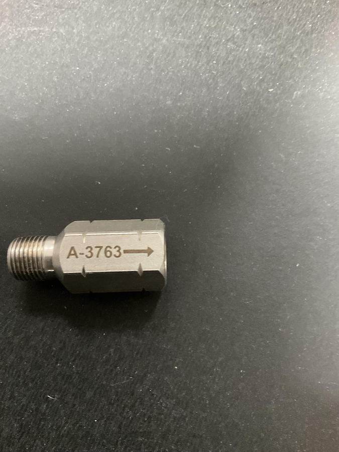 Ariel Check Valve 1/8MX1/8F,SS,PPT/14PSI PN: A-3763