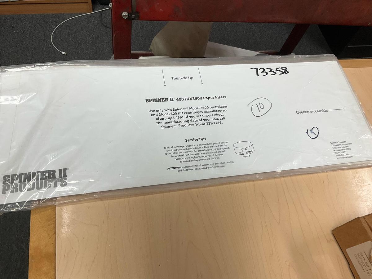 SPINNER II PAPER INSERT 600HD/3600 PK OF 10