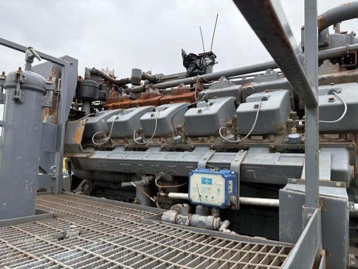 Used Waukesha L7042GSI / Ariel JGK-4 Two Stage Compressor Package SN F-13668 Size 9.125" x 9.125" x 6.25" x 6.25"  with 156FI Cooler