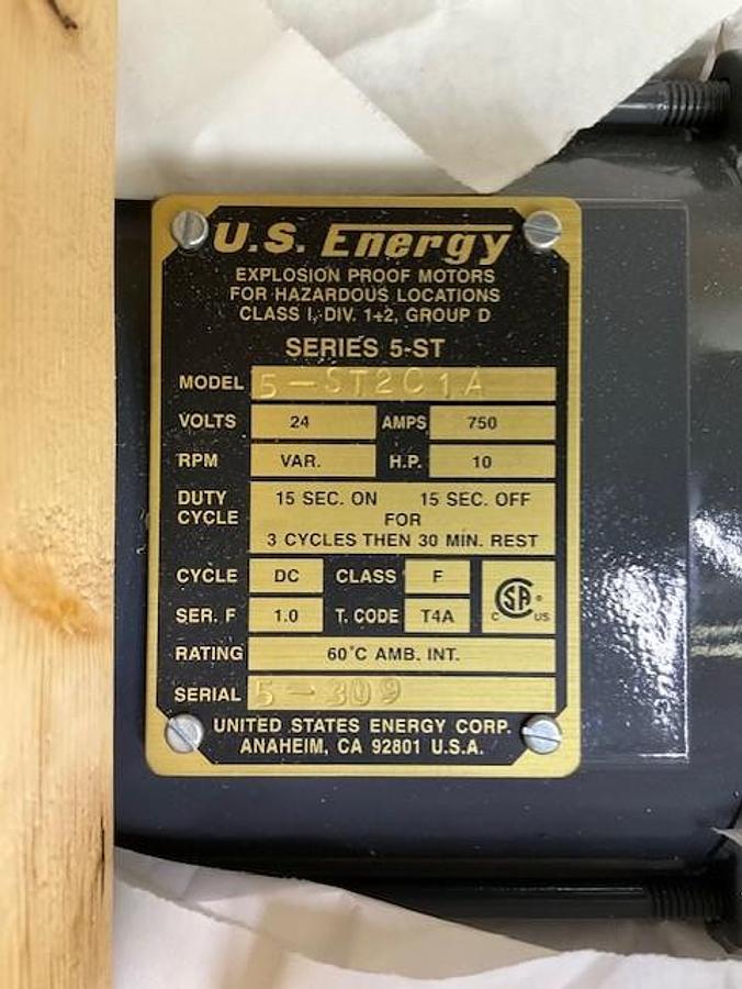 U.S. Energy 5-ST2C1A Electric Starter SN 5-309