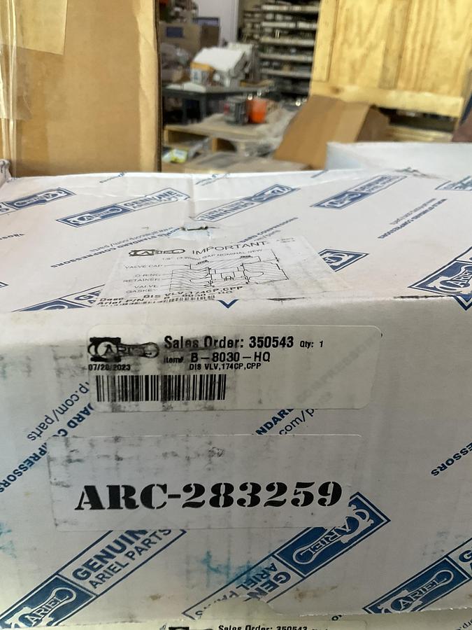 Ariel Discharge Valve 174CP CPP PN: B-8030-HQ