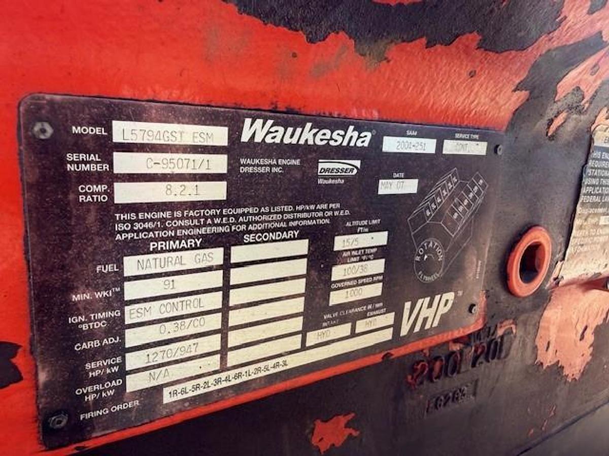 Used Waukesha L5794 Engine Block SN C-95071/1