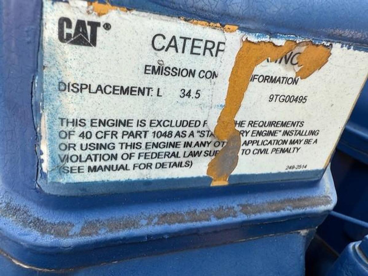 Used Cat G3508TA Engine SN 9TG00495