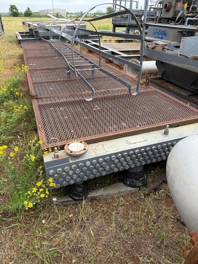 Used Waukesha L7042GSI / Ariel JGK-4 Two Stage Compressor Package SN F-13668 Size 9.125" x 9.125" x 6.25" x 6.25"  with 156FI Cooler