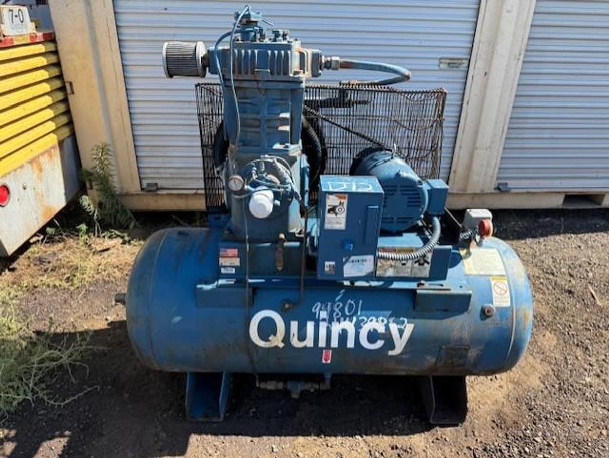 Used Quincy 350 / 10 HP Air Compressor SN 6212011