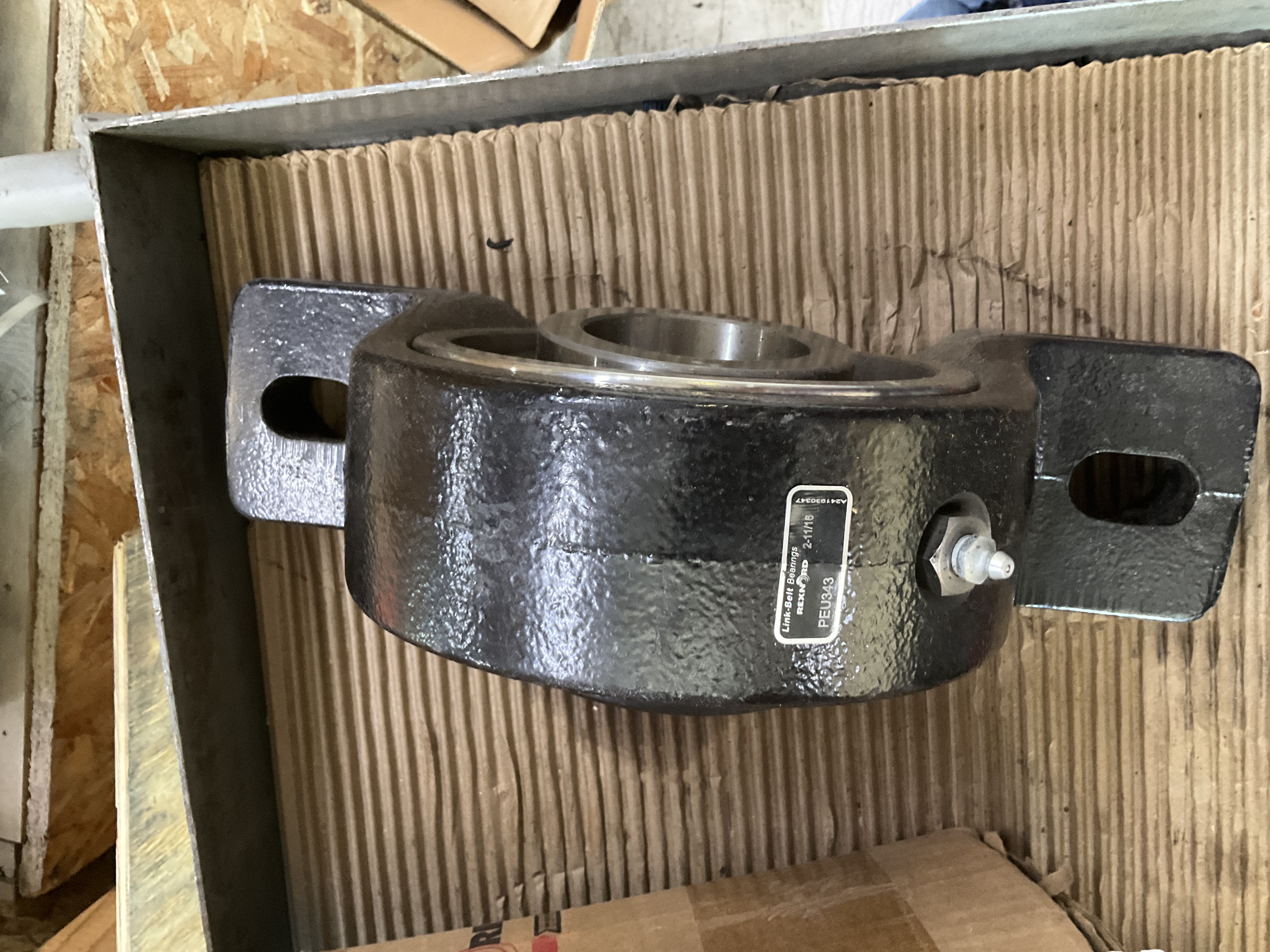 Regal Rexnord heavy-duty pillow-block bearing PN: PEU343
