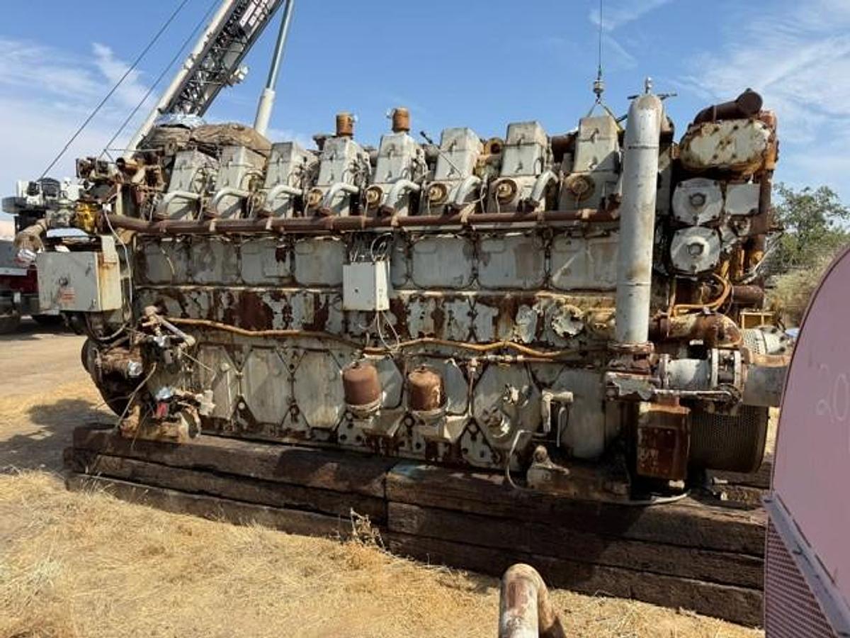 Used CAT G3608 A3 Engine SN 4WF00024