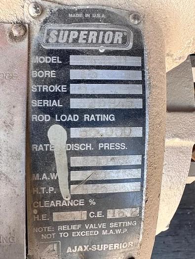 Used White Superior 643CH Cylinders 326845