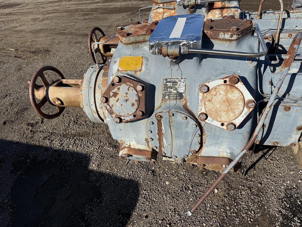 Used White Superior MW-64 Compressor Frame SN 312850