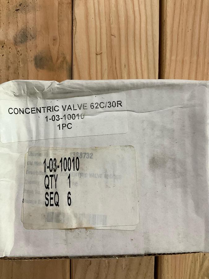 GEMINI CONCENTRIC VALVE 62C/30R
