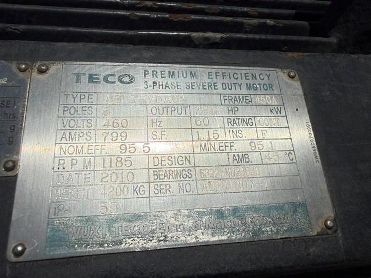 Used Ingersoll Rand 725 HP / PS4 3300M NL PET Compressor Package SN PSN9184