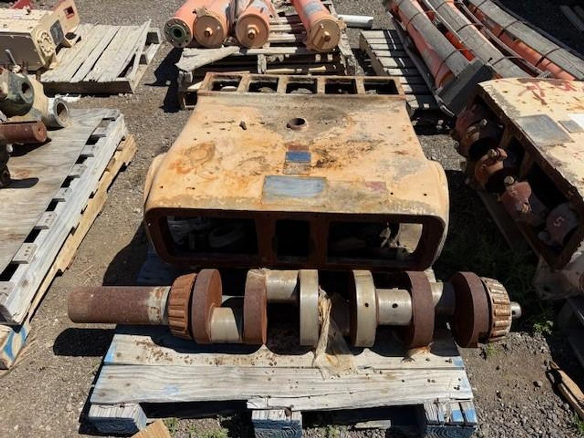 Used National 217Q-4 Pump Crankcase and Crank only SN 53773