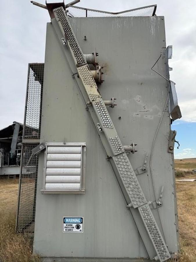Used Waukesha Model L5790GL SN C-12498/3 Ariel Model JGK-4-3 Stage SN F-12035 Cylinder Sizes 14.125" x 13.625" x 9.125" x 6.25" Air-Ex Cooler Model 156EH 635,1315,1485