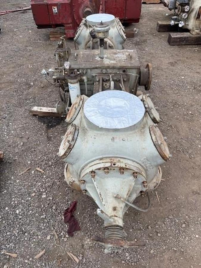 Used Ariel JGJ-2 Compressor Frame SN F-10986 with 13" x 13" cylinders