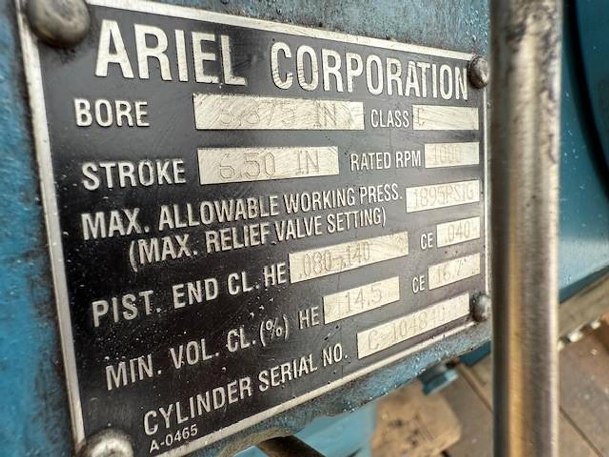 Ariel 8.375" JGC 1895 MAWP Cylinder SN: C-104840