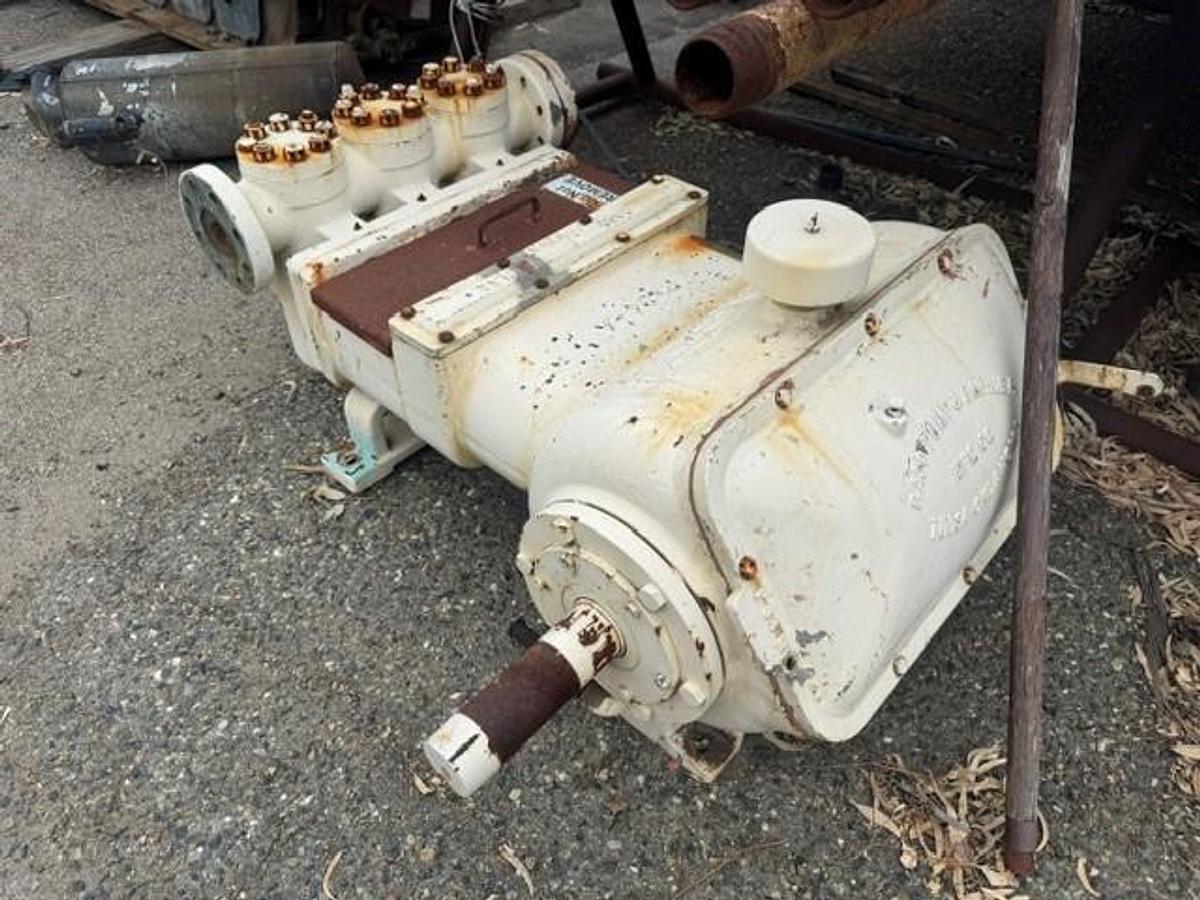Used Gaso 3400 Series Triplex Pump A/B Fluid End SN 30305