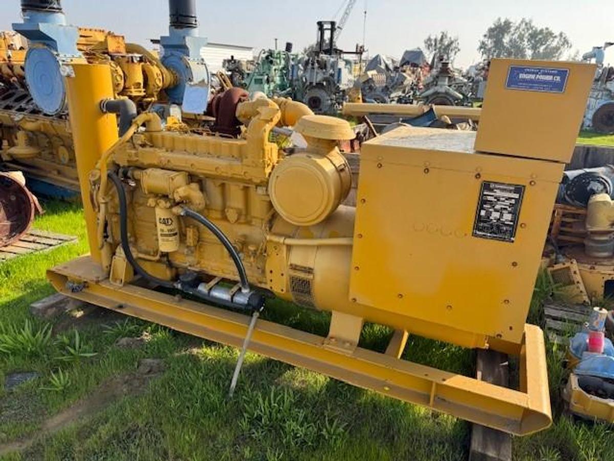 Used Cat Engine/Generator SR4 1800 RPM 155KW 60 HZ Frame # 445