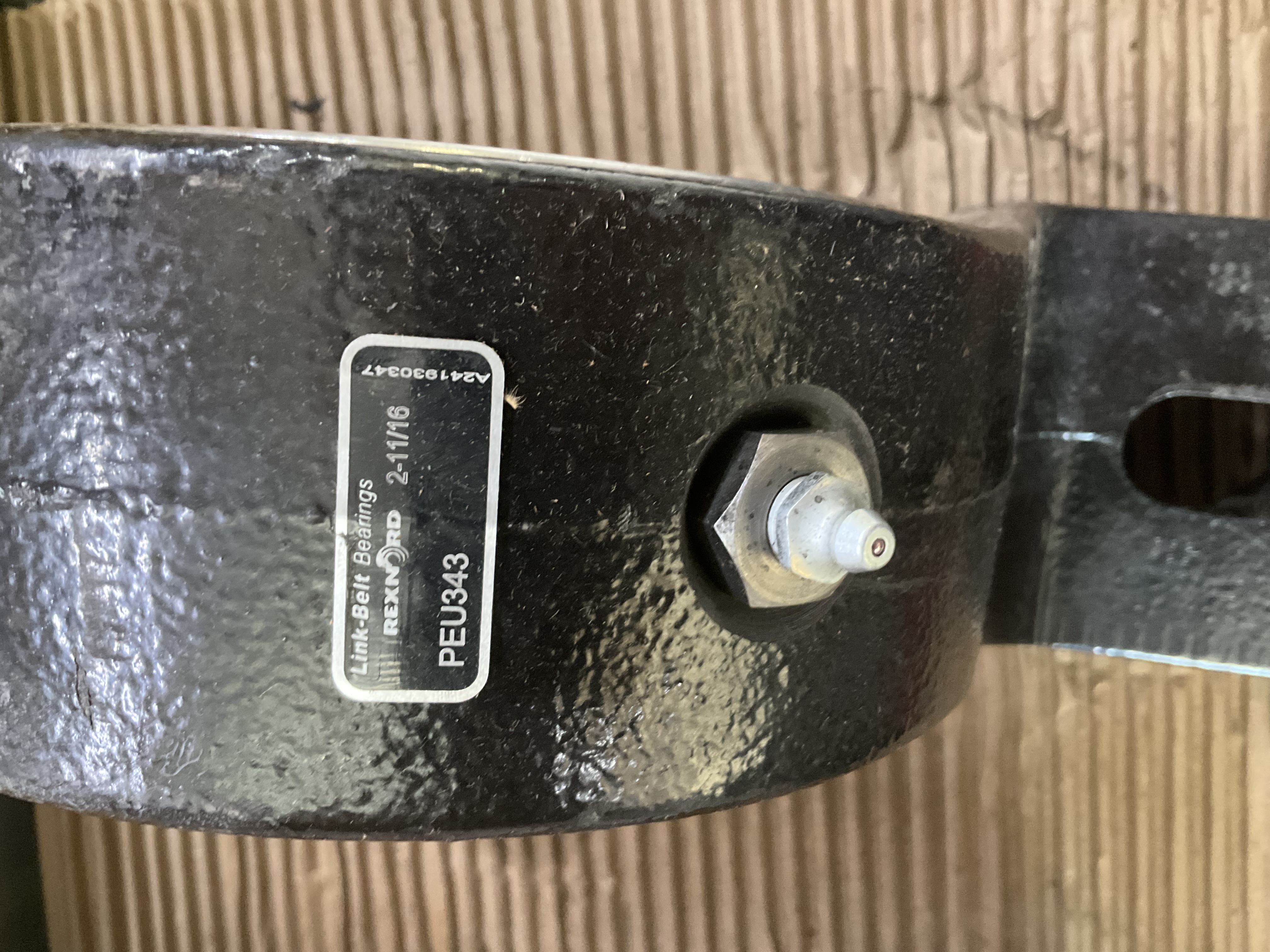 Regal Rexnord heavy-duty pillow-block bearing PN: PEU343