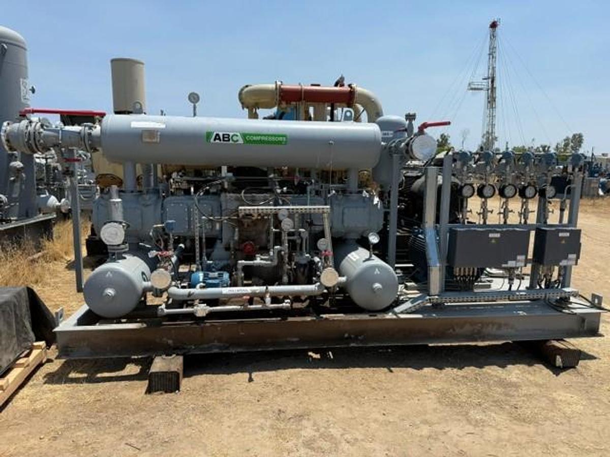 Used 150 HP / ABC 1EHA-2-GT-240 Natural Gas Compressor SN 24998