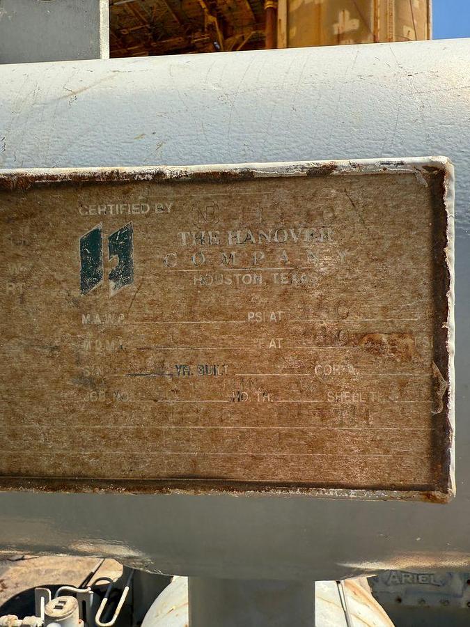 Used Waukesha L7044GSI / Ariel JGK-2 Compressor Package SN F-18820 Size 11" x 6.25"