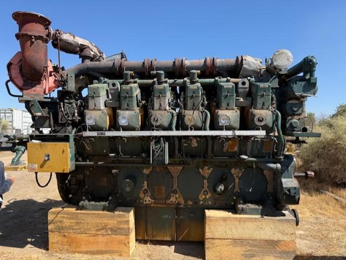 Used Caterpillar G3612LE A3 Engine SN 1YG00241