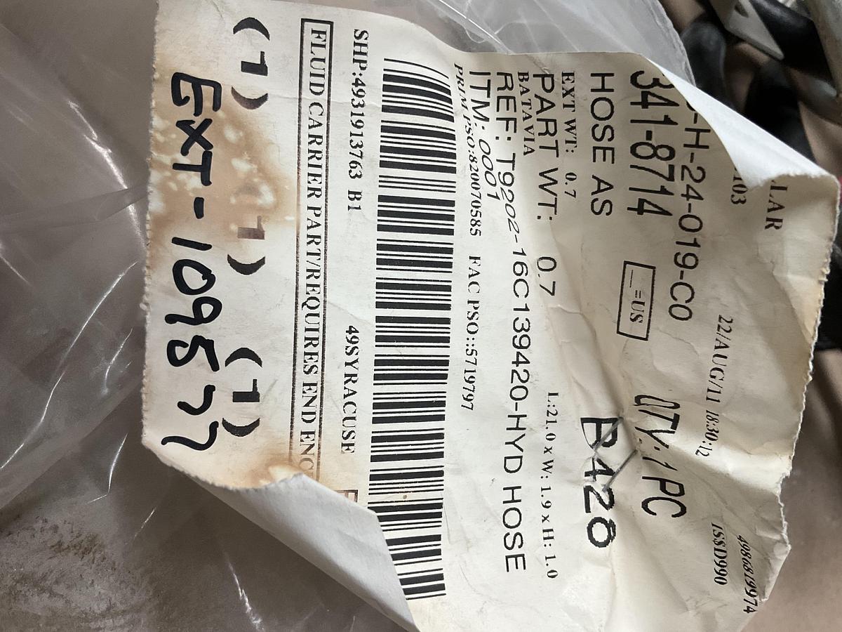 Cat Hose Assembly PN: 341-8714