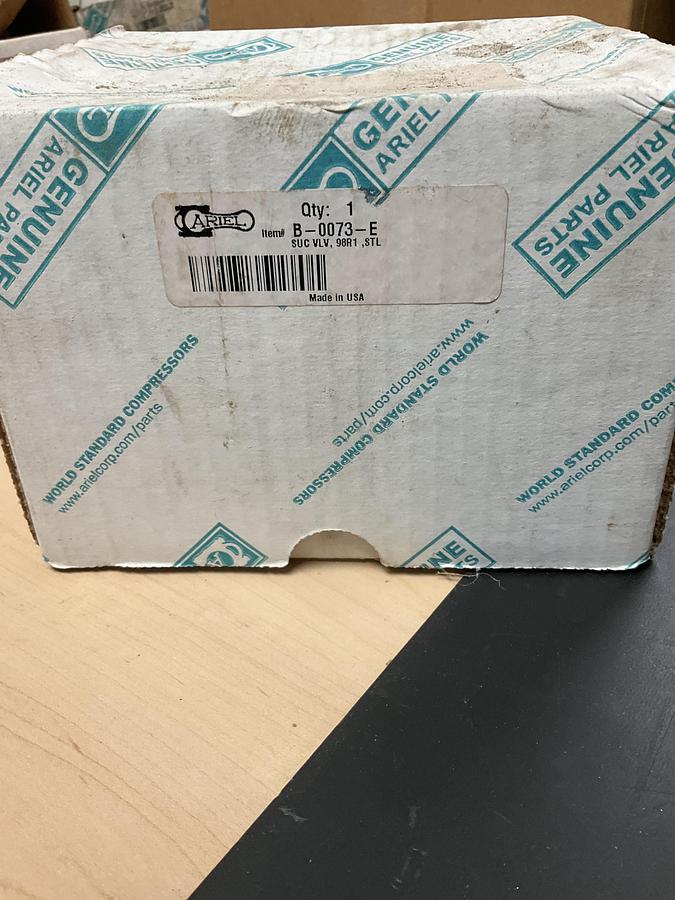 Rebuilt Ariel VALVE,COMPRESSOR CYLINDER,SUCTION,REBUILT PN: B-0073-E