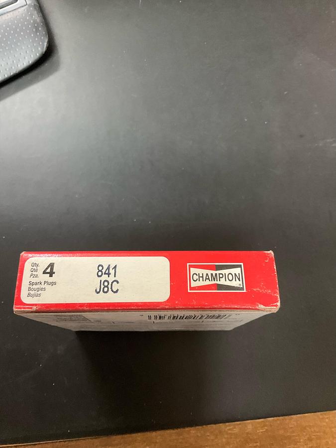 Champion Spark Plug PN: 841J8C Set of 4