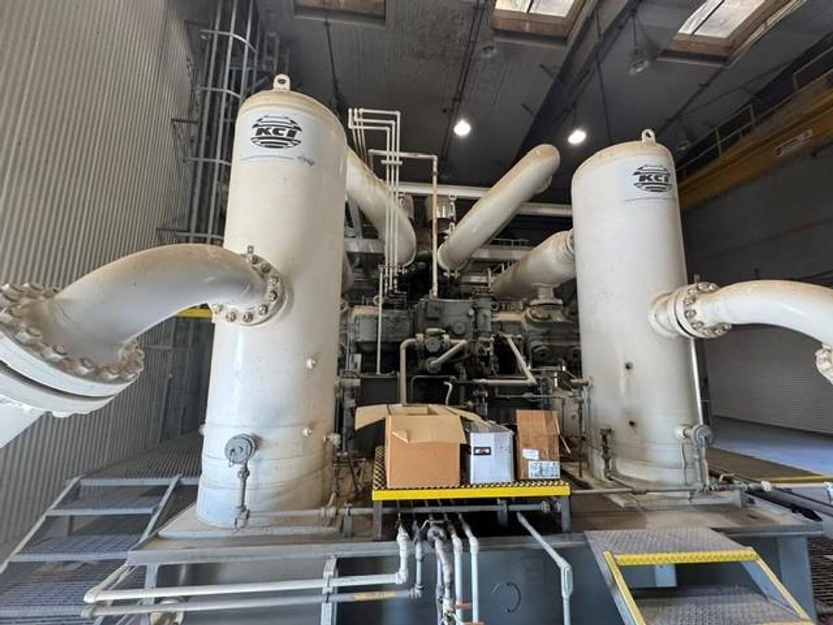 Used CAT G3612 A3 / Ariel JGD-4 Single Stage Compressor Package with (4) 11.375" DL Cylinders SN F-17126